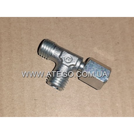 Тройник гидравлической системы опрокидования кабины Mercedes Atego N000000006211. Оригинал