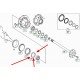 Опорне кільце сальника задньої ступиці Mercedes Atego 6523560015 (на колеса 19,5). AUGER
