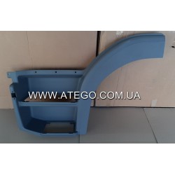 Подножка левая Mercedes Atego (на 2 ступеньки). Китай