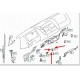 Дюбель под шуруп крепления обшивки кабины Mercedes Atego 0099881178.