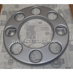 Колпак защиты переднего колеса Mercedes Atego черный (19,5, на 8 шпилек). Оригинал