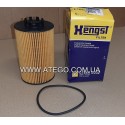 Масляный фильтр Mercedes Atego Euro6 (на 4-цилиндровый двигатель). HENGST