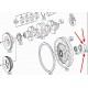 Стопорное кольцо подшипника маховика Mercedes Atego 0019948140. Оригинал
