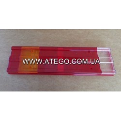 Стекло заднего фонаря Mercedes рифленное (130*466). 