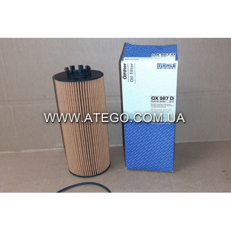 Масляний фільтр Mercedes Atego Euro6 (на 6-циліндровий двигун). MAHLE