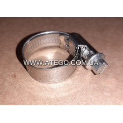 Хомут трубки гідропідсилювача руля Mercedes Atego 16/27. Оригінал.