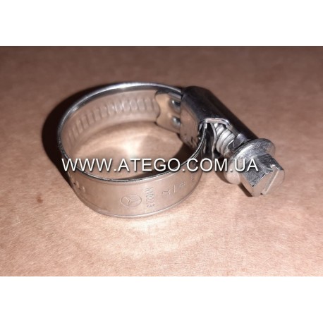 Хомут трубки гідропідсилювача руля Mercedes Atego 16/27. Оригінал.