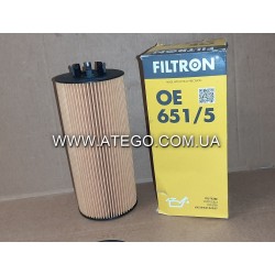 Масляний фільтр Mercedes Atego Euro6 (на 6-циліндровий двигун). FILTRON