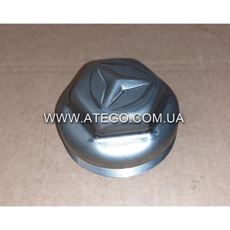 Кришка передньої ступиці Mercedes Atego 3213340225 (на колеса 19,5, з різьбою). Оригінал