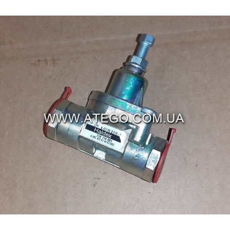 Перепускной клапан пневмосистемы Mercedes Arego, Axor, Actros 0054296144 (10bar, M22). HALDEX