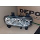 Фара ліва Mercedes Atego II (з гладким склом, ручним управлінням,). DEPO