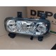Фара левая Mercedes Atego II (с гладким стеклом, ручным управлением,). DEPO