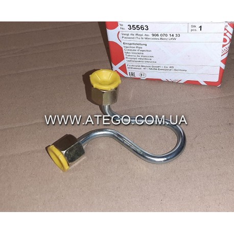 Топливная трубка высокого давления форсунки Mercedes Atego 9060701433. FEBI