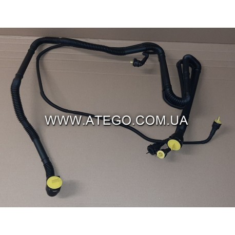 Комплект трубок системы охлаждения двигателя Mercedes Atego Euro6 9675000005. Оригинал