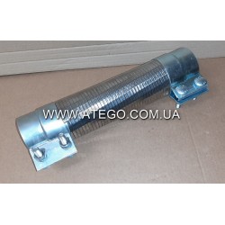 Гофра глушителя Mercedes Atego с хомутами (75 мм, на 4-цилиндровый двигатель). VANSTAR