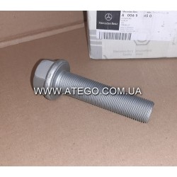 Болт крепления бугеля заднего стабилизатора Mercedes Atego, Axor, Actros M24x100 0069908504. Оригинал