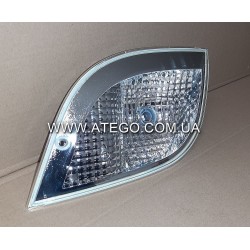 Покажчик повороту лівий Mercedes Atego II 9738200521 білий. MEGA