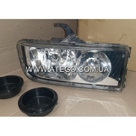 Фара права Mercedes Axor з гладким склом. DEPO