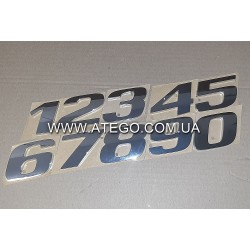 Номер позначення моделі Mercedes Atego, AXOR (цифра) на двері. Оригінал