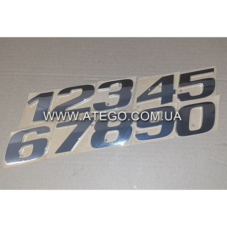 Номер обозначения модели Mercedes Atego, AXOR (цыфра) на дверь. Оригинал