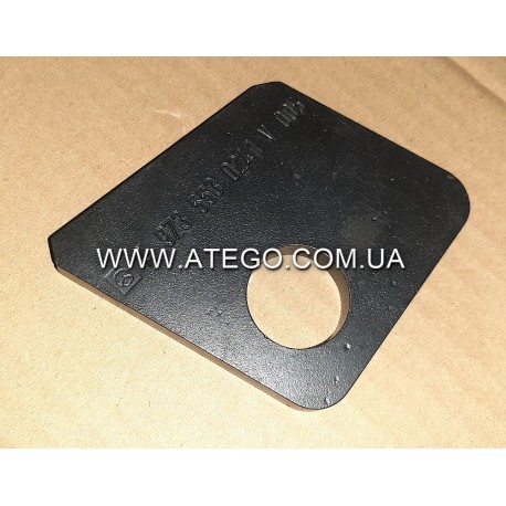 Пластина системы крепления цилиндра опрокидывания кабины Mercedes Atego 9735530241. Оригинал