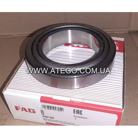 Підшипник диференціала заднього моста Mercedes Atego меньший (32014X, 70x110x25). FAG
