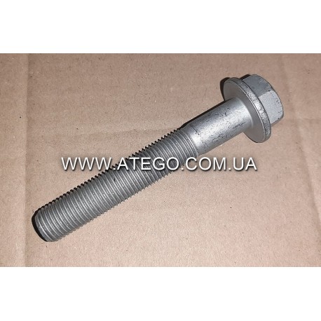 Верхний болт заднего амортизатора Mercedes Atego (M14*90, на колеса 17,5, рессорная подвеска). Оригинал.