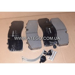 Тормозные колодки Mercedes Atego (на колеса 19,5). PROFIT