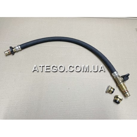 Передній гальмівний шланг Mercedes Atego 0004207348 (62 см). Оригінал