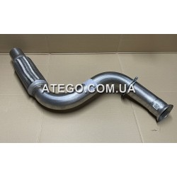 Прийомна вихлопна труба Mercedes Atego EURO 4/5 9704901519 (на 6-циліндровий двигун). Туреччина