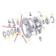 Подшипник КПП Mercedes Atego 0099815725 (45×100×25, на КПП G6-60, G60-6, G85-6). Япония