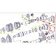 Болт кріплення фланця КПП Mercedes Atego N910105016005 (M16x60). Оригінал