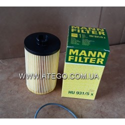 Масляный фильтр Mercedes Atego (на 4 цилиндровый двигатель) MANN FILTER