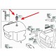 Штуцер вентиляції паливного бака Mercedes Atego 0029977371. Оригінал