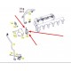 Прокладка системи EGR Mercedes Atego Euro6 9362030780. Оригінал